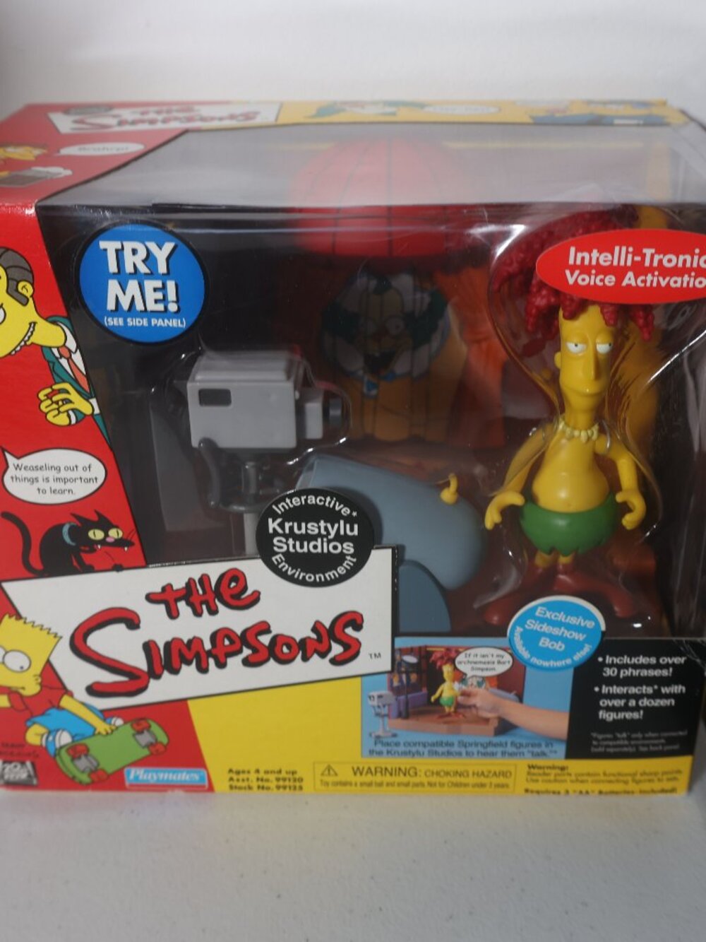 Krustylu Studios & Sideshow Bob Interactive Environment The Simpsons Playmates